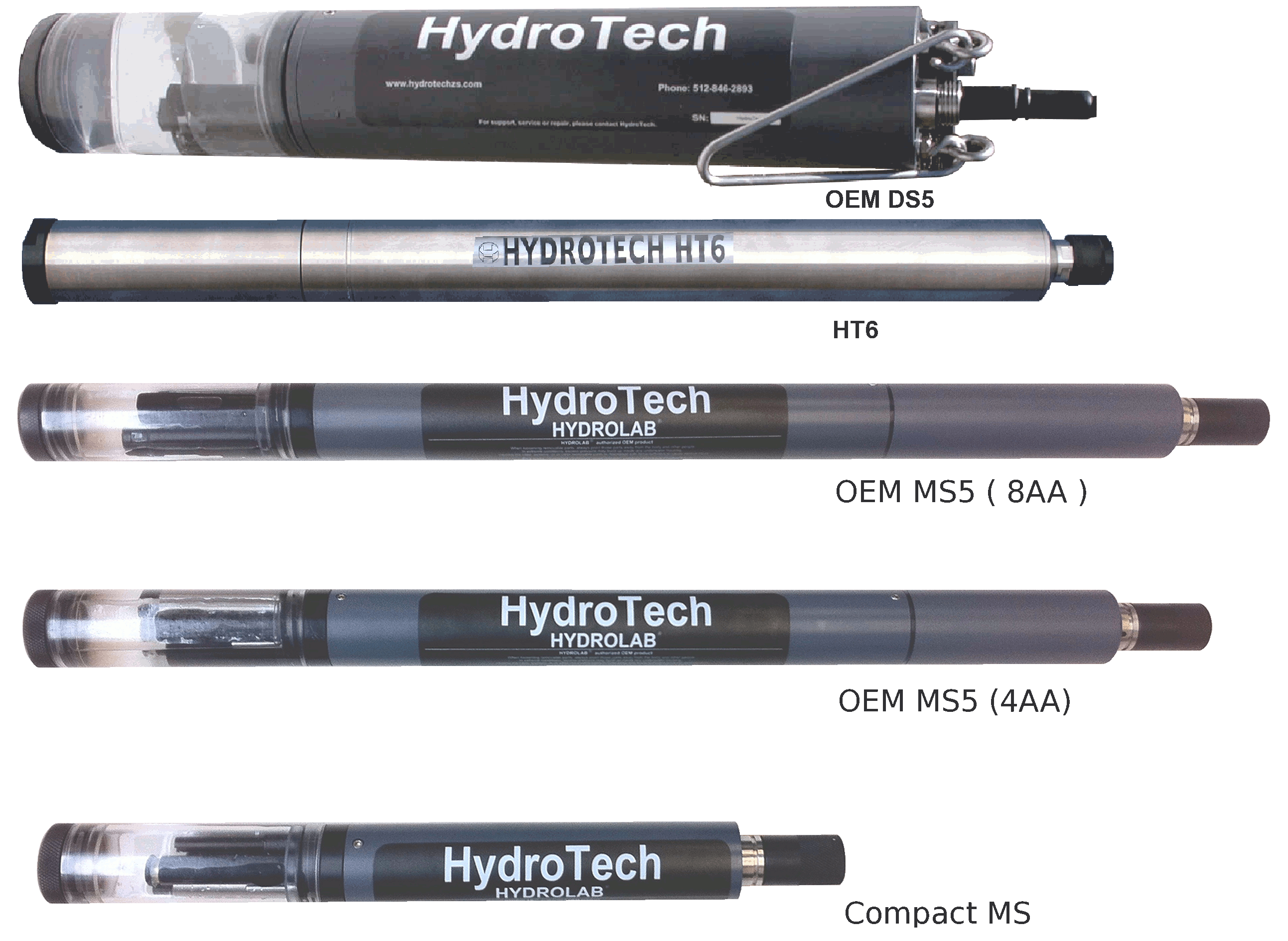 We manufacture certified custom OEM Hydrolab® / Hach® multiprobes with custom housings to maximize the ruggedness and robustness of the equipment. Including Minisondes®, Datasonde®, Compact MS® series and HT6